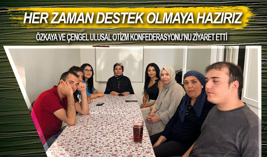 Her zaman destek olmaya hazırız
